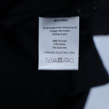 Ripley Rader Ponte Knit Pants Black Wide Leg Business Casual Women's 4/US L