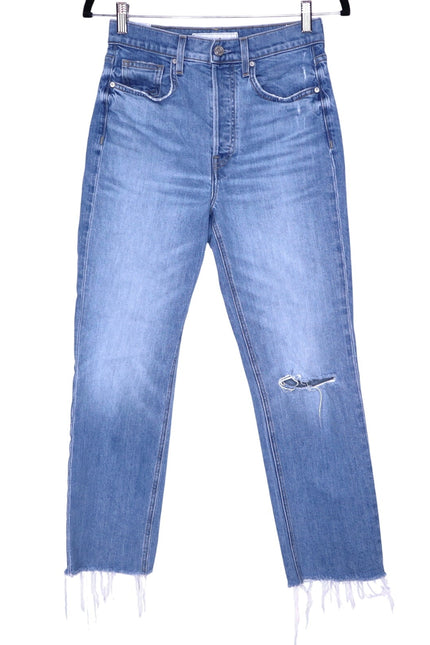 FRANK & EILEEN Monaghan Mom Jean 1997 Wash Distressed High Rise Denim Women's 27