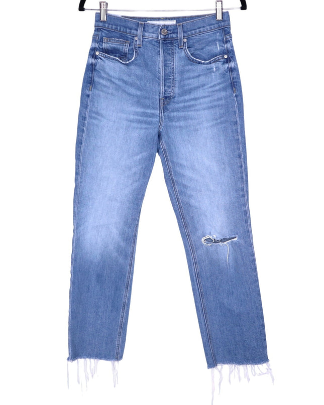 FRANK & EILEEN Monaghan Mom Jean 1997 Wash Distressed High Rise Denim Women's 27