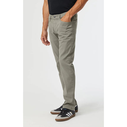 Mavi Marcus Slim Straight Leg Pants Khaki Tan Pewter Luxe Twill Men's 32/32