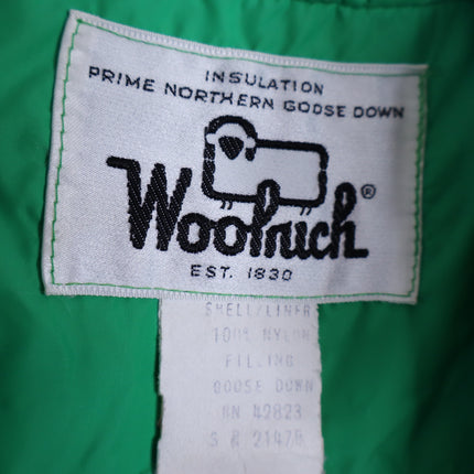 WOOLRICH VTG 1970's Goose Down Winter Coat Green Snow Jacket Women's S