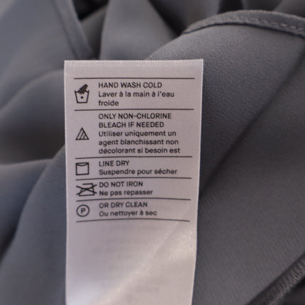 Vince Draped Pleated Midi Skirt Grey Lake Stone Accordion Pull On Midi Women's 4