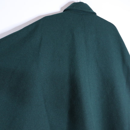 ANN TAYLOR Buttoned Trench Cape NWT Dark Green Wool Blend Women's MP