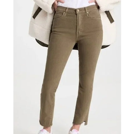 MOTHER Rascal Ankle Step Fray Jeans Capers High Waisted 5 Button Women's 27