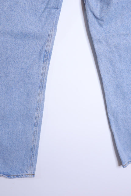 AGOLDE Cooper Cargo Jeans Rank Blue Light Wash Zip Fly Women's 30