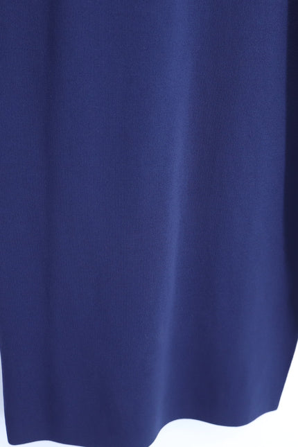 TED BAKER Lounia Bodycon Midi Dress Navy Blue Flare Sleeve Women's 2