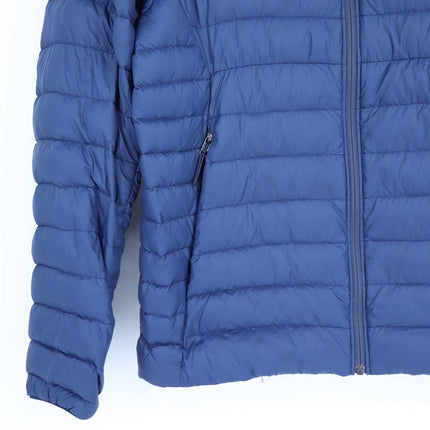 Patagonia Down Sweater Jacket Navy Blue Puffer 800 Fill Long Sleeve Men's S