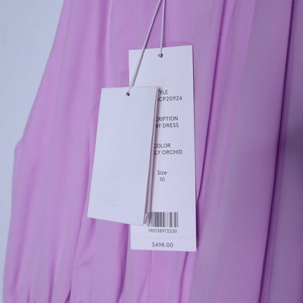 VERONICA BEARD Kinny Halter Dress NWT Barely Orchid Sleeveless Women's 10