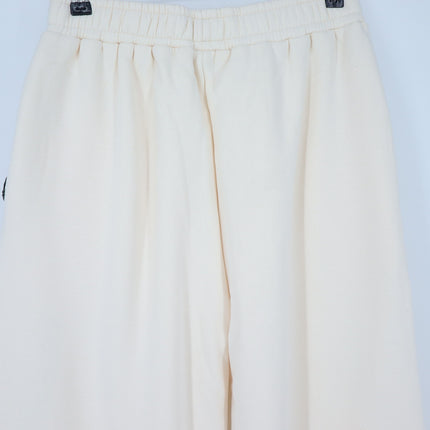YLLW The Label Minding My Own Business Sweatpants Ivory NWT Pull On Women's XL