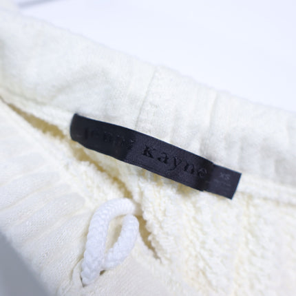 JENNI KAYNE Saturday Sweatpant Cream Elastic Waist Pull On Loungewear Women's XS