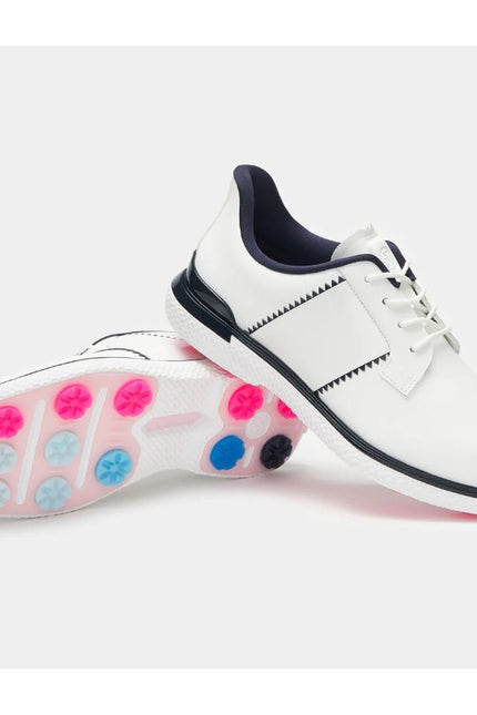 G/FORE Gallivan2r Side Stripe Kiltie Golf Shoe Snow Twilight Sneakers Women's 7M