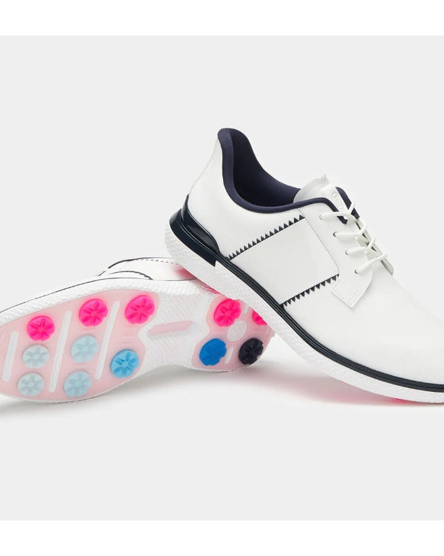 G/FORE Gallivan2r Side Stripe Kiltie Golf Shoe Snow Twilight Sneakers Women's 7M