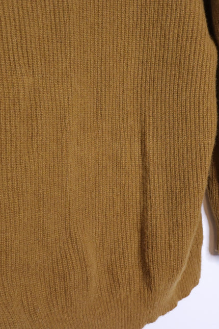 JENNI KAYNE 100% Cashmere Cocoon Cardigan Bronze Long Sleeve Women's S