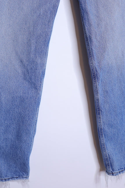 AGOLDE 90's Distressed Straight Leg Jeans Blue Light Wash 5 Pocket Women's 24