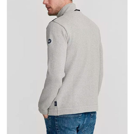 Holebrook Sweden Sigvard Full Zip Jacket Gray Navy Quilted Windproof Men's L