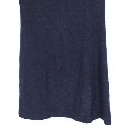 Tory Burch Tweed Mini Shift Dress Black Short Sleeve Lined Women's 4