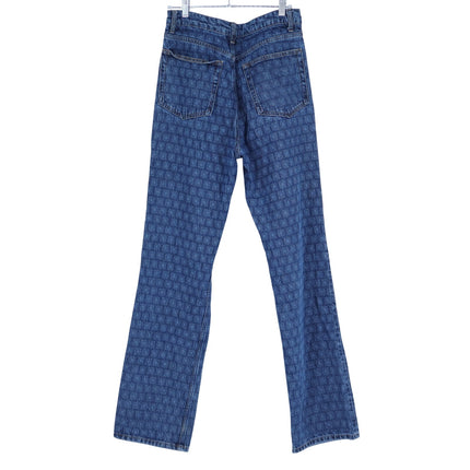REFORMATION JEANS Cynthia Straight Long Jeans Disco Blue High Rise Women's 8