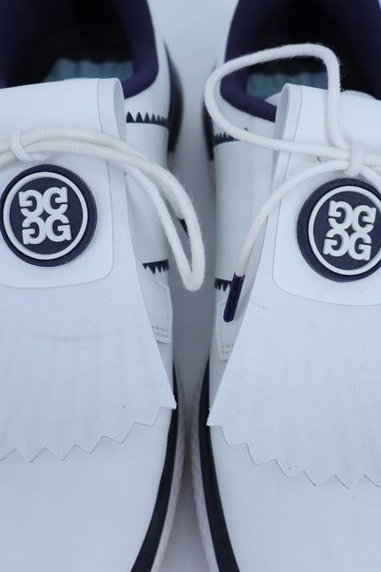 G/FORE Gallivan2r Side Stripe Kiltie Golf Shoe Snow Twilight Sneakers Women's 7M