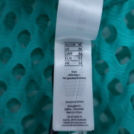 Sea Level Castaway Open Mesh Cover Up Evergreen NWT Long Sleeve Women's M
