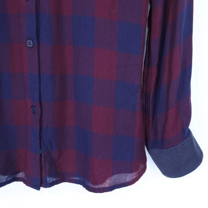 Rails Hunter Shirt Red Blue Buffalo Check Button Up Collared Blouse Women's S