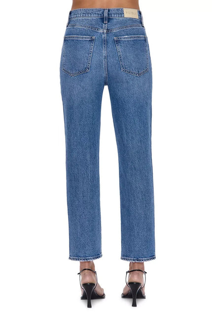 PISTOLA Bri High Rise Jeans Charleston Blue Slim Straight Zip Fly Women's 28