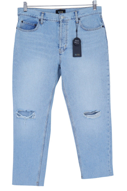 RAILS The Atwater Slouchy Straight Jeans Faded Blue Distressed NWT Women's 31