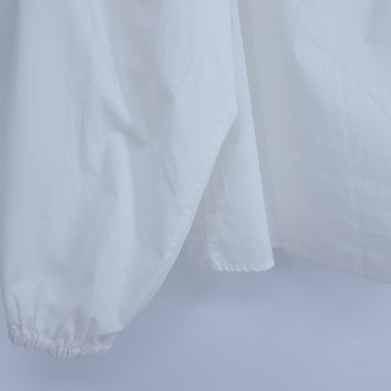 SEZANE Nerissa Button Up Shirt Ecru White Oragnic Cotton Poplin Women's 40/US 8