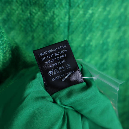 POMANDER PLACE Tweed Stacie Dress NWT Emerald Green Long Sleeve Women's M