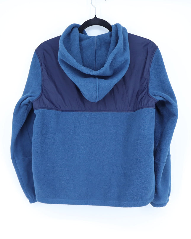 Patagonia Microdini Hoodie Tidepool Blue Softshell Fleece Full Zip Women's S
