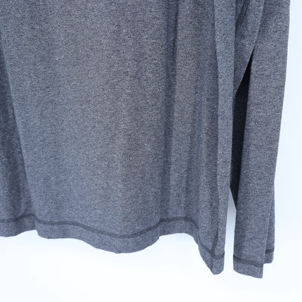 Lululemon Long Sleeve Knit Top Heathered Gray Crew Neck Active Men's XL