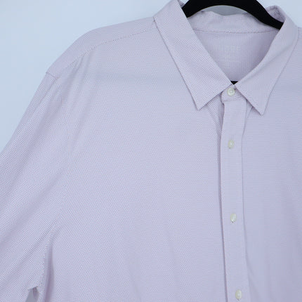 Rhone Commuter Shirt White Printed Sport Button Up Long Sleeve Men's XXL