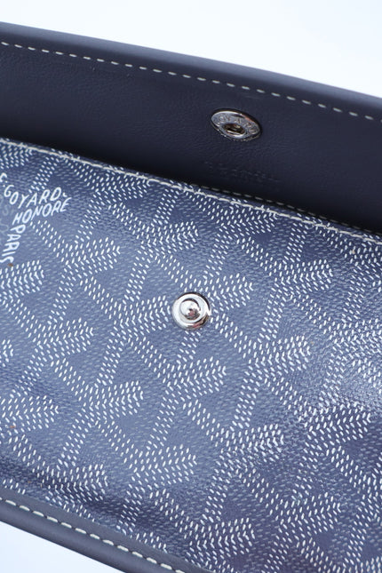 GOYARD Saint Louis GM Tote Bag Gray Coated Canvas with Removable Pouch