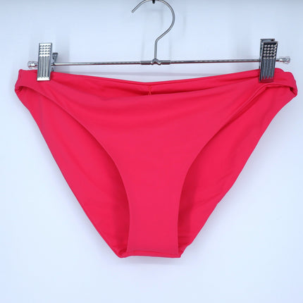 L*Space Camacho Bikini Bottom Pink Bougainvillea Full Cut Swimwear Women's S
