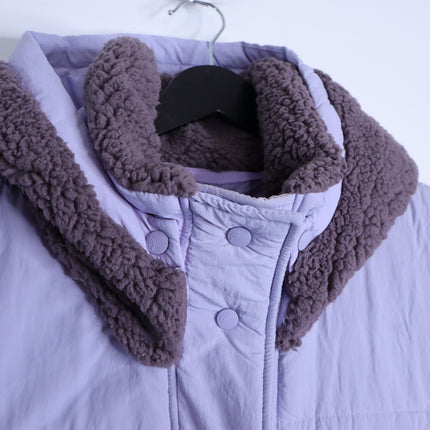 FP MOVEMENT Adventure Awaits Fleece Vest Shark Combo Lavender Women's S