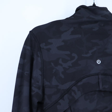 Lululemon Full Zip Define Jacket Black Heritage Camo Deep Coal Active Women's 8
