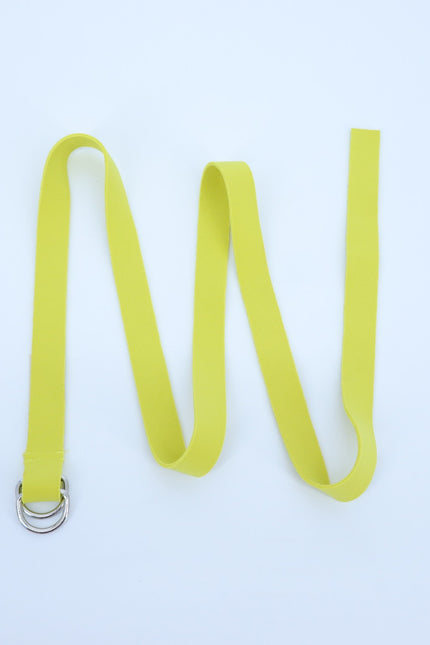 NORMA KAMALI Stretch Knit Belt Chartreuse Double Back Women's M/38