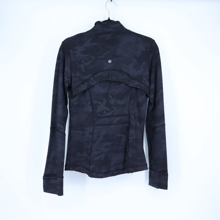 Lululemon Full Zip Define Jacket Black Heritage Camo Deep Coal Active Women's 8