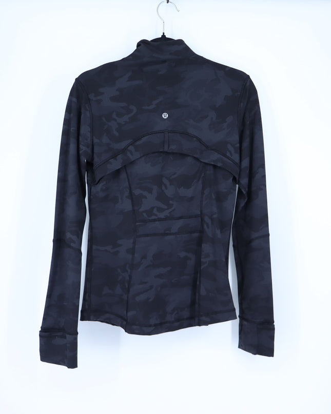 Lululemon Full Zip Define Jacket Black Heritage Camo Deep Coal Active Women's 8