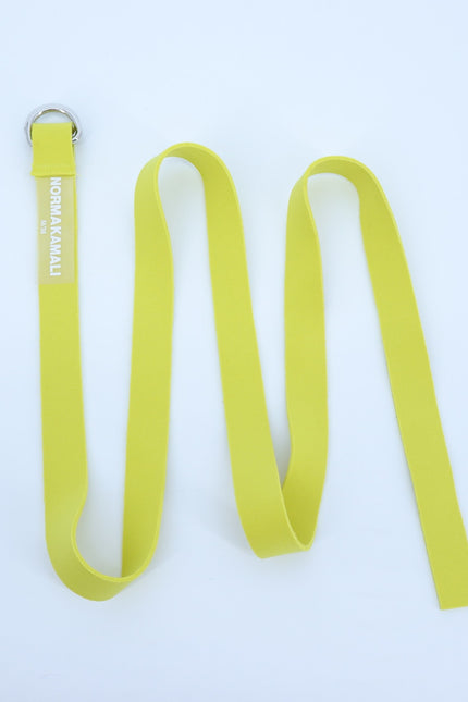NORMA KAMALI Stretch Knit Belt Chartreuse Double Back Women's M/38