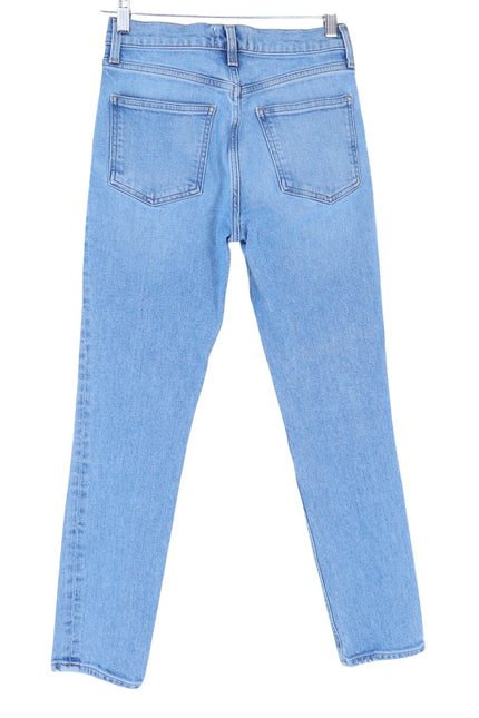 AGOLDE Willow Mid Rise Jean Torch Blue Slim Crop Light Wash Ankle Cut Women's 24