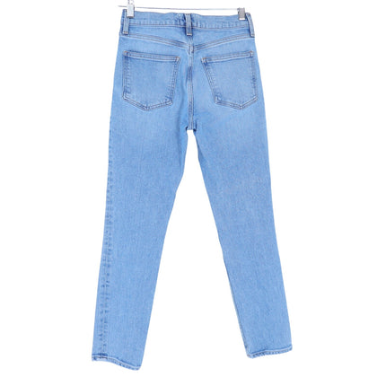 AGOLDE Willow Mid Rise Jean Torch Blue Slim Crop Light Wash Ankle Cut Women's 24