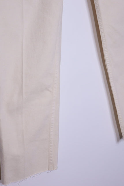 L'AGENCE NEW Milana Low Rise Stovepipe Straight Jeans French Vanilla Women's 28