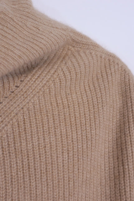 BY ANTHROPOLOGIE Oversized Ribbed 100% Cashmere Sweater Vest Neutral Women's XS