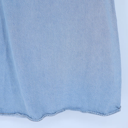 FRAME The City Shift Dress Betty Blue Denim Sleeveless Collared Women's 10