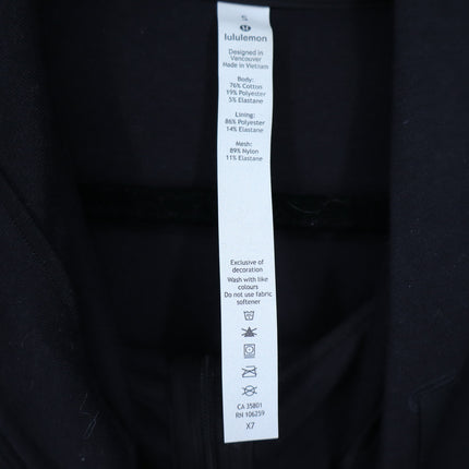 Lululemon Long Horizons Hoodie Jacket Black Long Sleeve Women's S