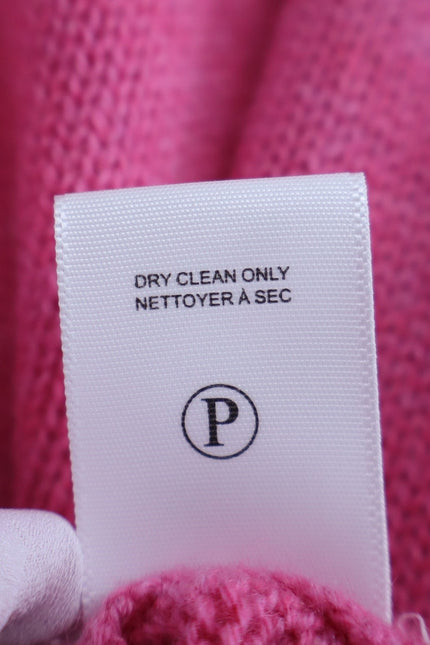 BROCHU WALKER Looker Layered V-Neck Sweater Pink Cashmere Pullover Women's S