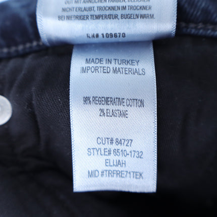 Citizens of Humanity The Elijah Jeans Dark Wash Blue Straight Leg Men's 35