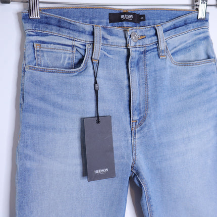 HUDSON NWT Barbara Crop Jeans Boot Cut Lightless Blue Wash High Rise Women's 26