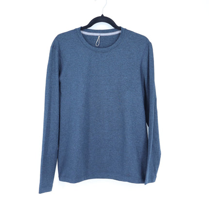 Lululemon 5 Year Basic Long Sleeve Tee Heathered Nautical Navy Active Men's M