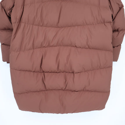 Lululemon Long Oversized Jacket Roasted Brown 600 Goose Down Puffer Women's M/L